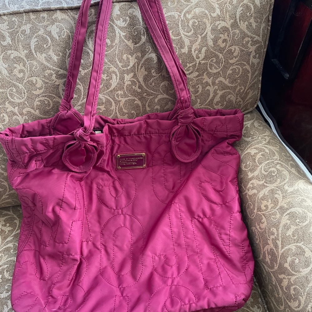 Marc by Marc Jacobs Fuchsia   Quilted Workwear Tote